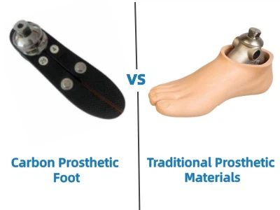 کاربن فائبر مصنوعی پاؤں بمقابلہ روایتی مصنوعی مواد